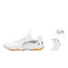 Li Ning All-Around King V Tlumící Protiskluzové Odolné proti Opotřebení Prodyšné Mid-Top Badmintonové Boty Unisex tenisky Bílé AYTT001-5
