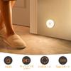 Motion Sensor Indoor Light, USB Rechargeable, 14 LEDs, Footlight with Light Sensor, for Kitchen, Closet, Bookshelf, Stairs, Bedroom, Toilet, Hallway
