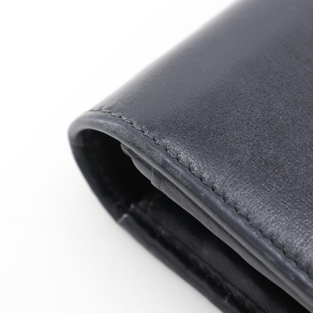 Gucci Jackie 1961 Chain Wallet 652681 Black Calfskin Women Used