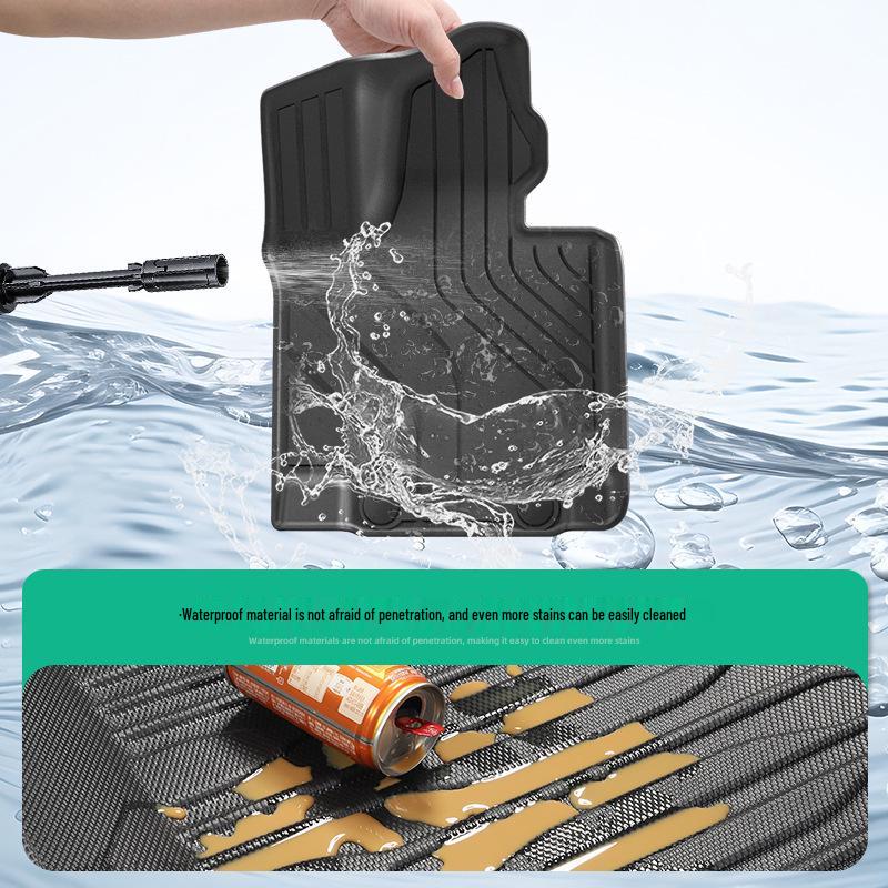 Eco-Friendly TPE Floor Mats for 2024-2025 Li Auto MEGA Car, Vehicle-Specific and Trunk Mats.