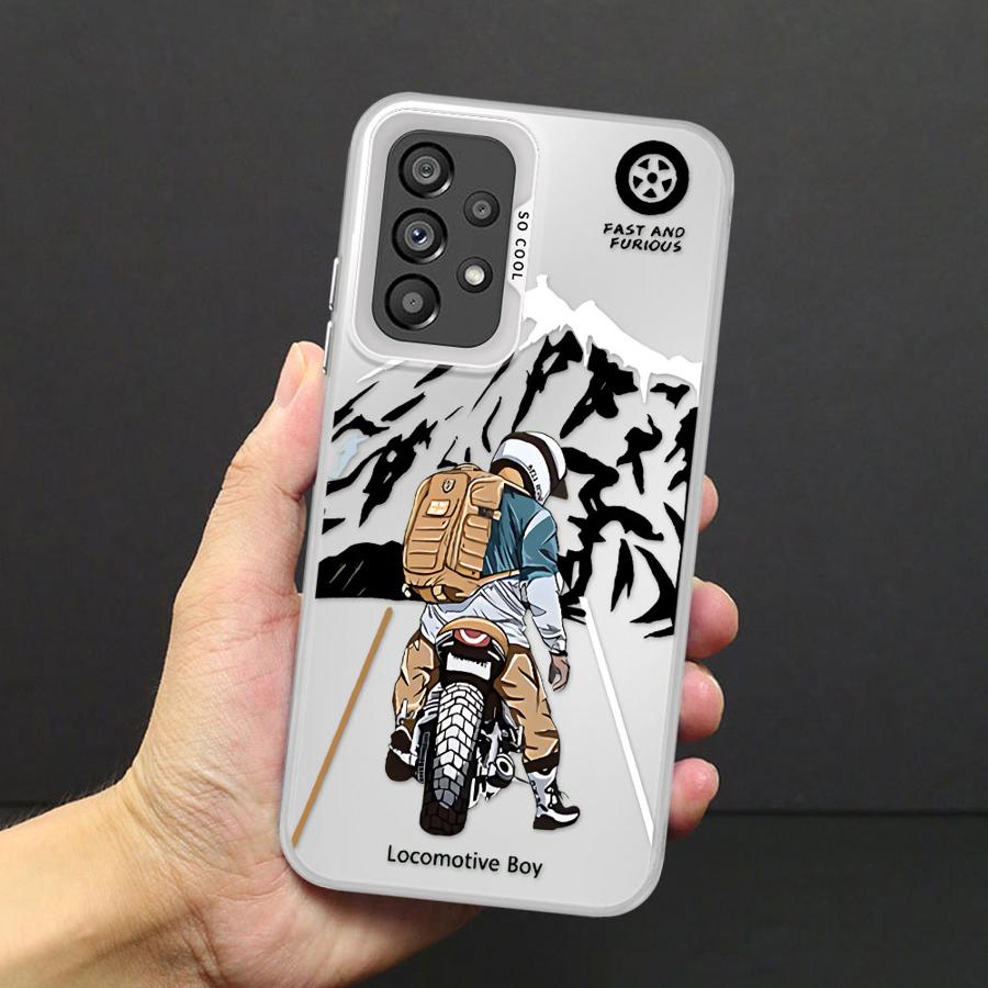

Мужской Модный Чехол-Локомотив для Samsung Galaxy A35 A51 A56 A26 A36 A52 A71 A55 A54 A73 A72 A53 Мягкий Чехол Galaxy A71