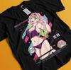 New Demon Slayer Shirt Mitsuri Kanroji Tshirt Zenitsu T-Shirt Muzan Tanjiro Doma Tee
