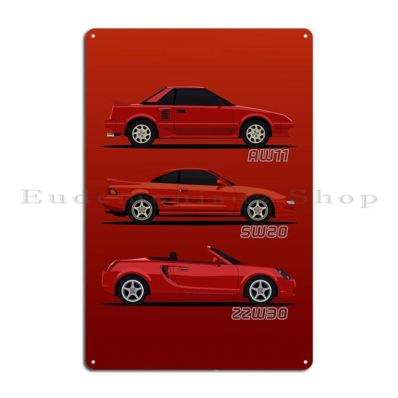 

Mr2 Поколения Металлическая Вывеска Печать Классический Гараж Домашний Дизайн Жестяная Вывеска Постер 20x30cm