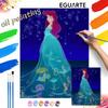 Ariel Sea DIY Oil Painting Art Painting Kit Home Wall Decor Handmade Gift for Adults Custom Paint by Numbers Craft Artworks Set