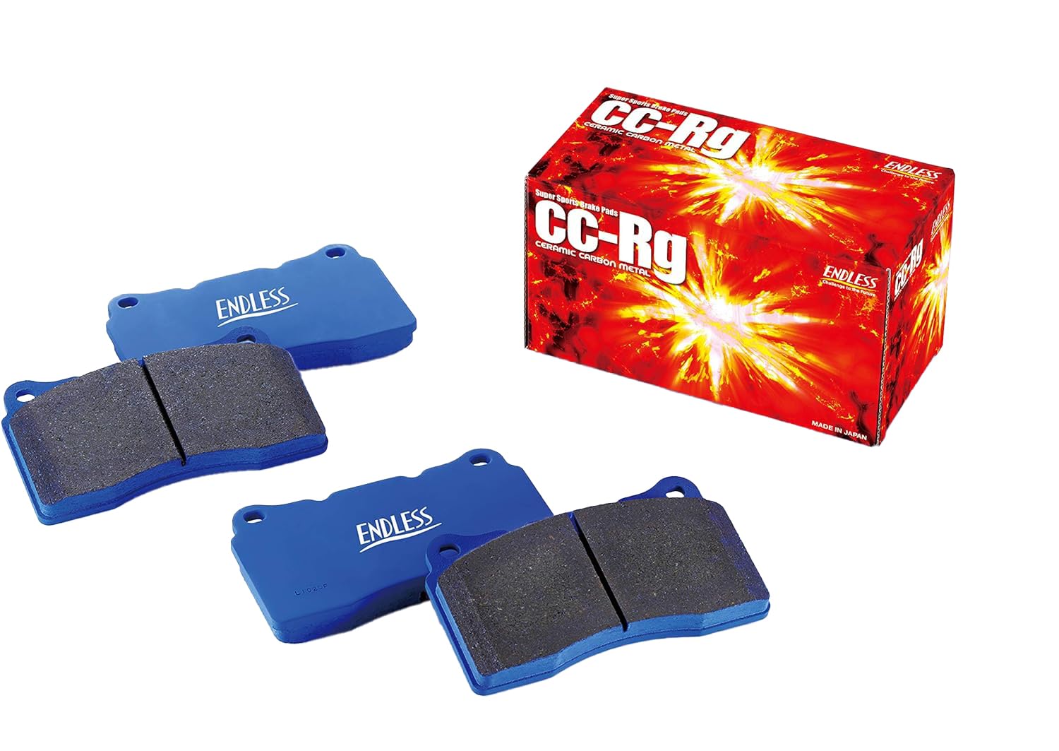 

ENDLESS Front Brake Pads for Nissan Skyline R32 BNR32 and Silvia S14 Turbo and S15 Turbo CC-Rg 2.0L Turbo, GT-R, (EP230CCRG)