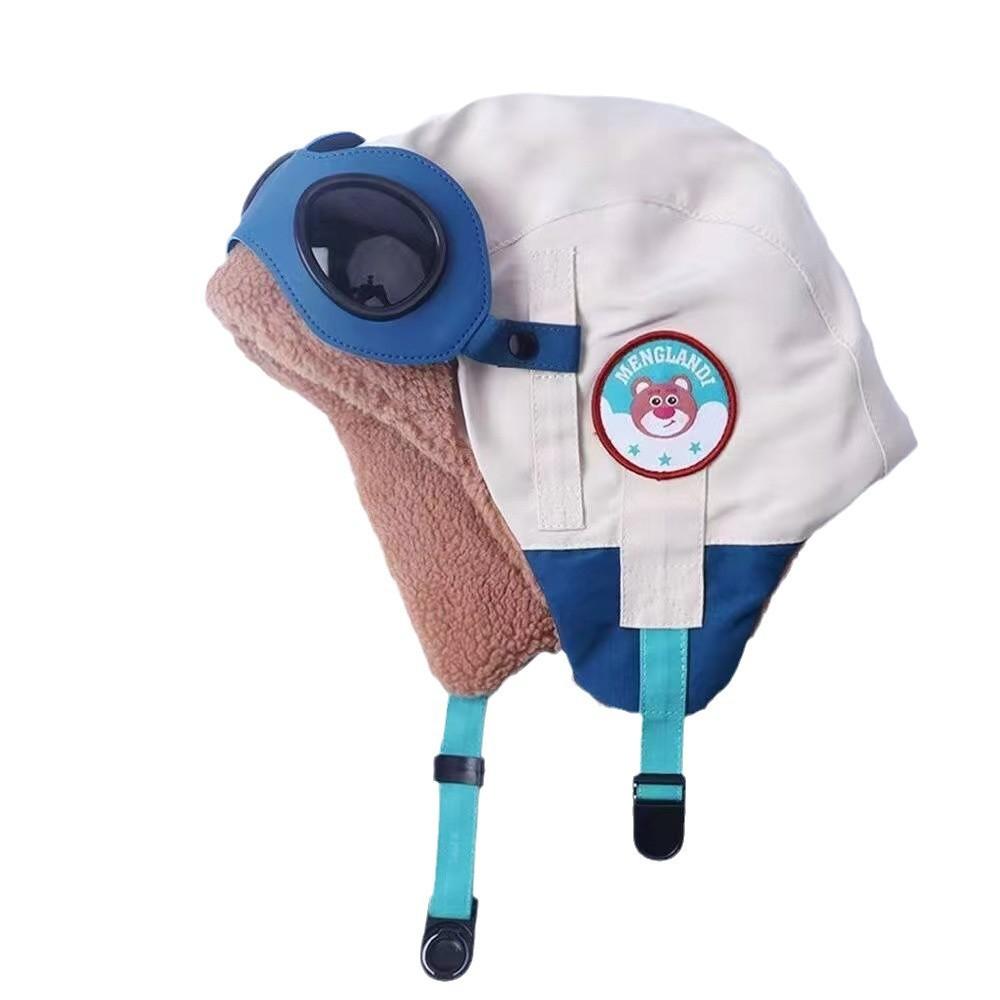 Pilotes parents-enfants d'automne et d'hiver Garçons et filles Bonnets d'oreille épais coupe-vent et chauds Bonnets de neige