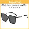 Gm Fashion Retro Square Sunglasses With Uv400 Protection For Casual Outings