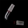 24/40 Begge glass slipte ledd Destilleringsdestillasjonsadaptere 75 graders vinkel