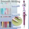 Beadable Writing Pens for Crafting 16-Color DIY izable Pen Set for School, Office & Creative Gifts | Smooth Writing, Stainless Steel Shaft