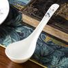 Tangshan Bone China Long Handle Soup Spoon - Ceramic Tableware Ladle Spoon