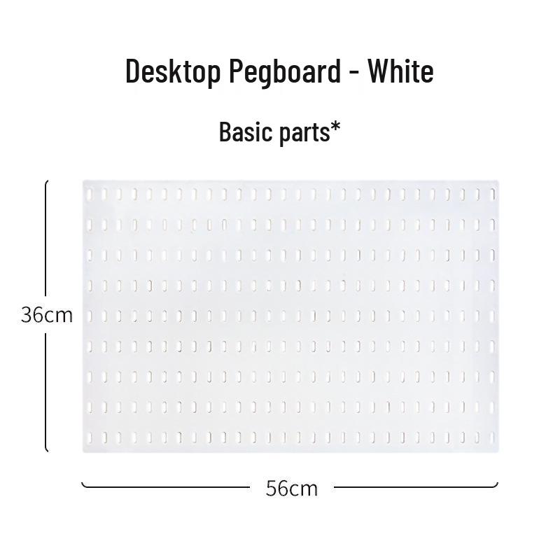 Desktop Pegboard Organizer – Standable/Adhesive No-Drill Storage Dividers for Desk Accessories