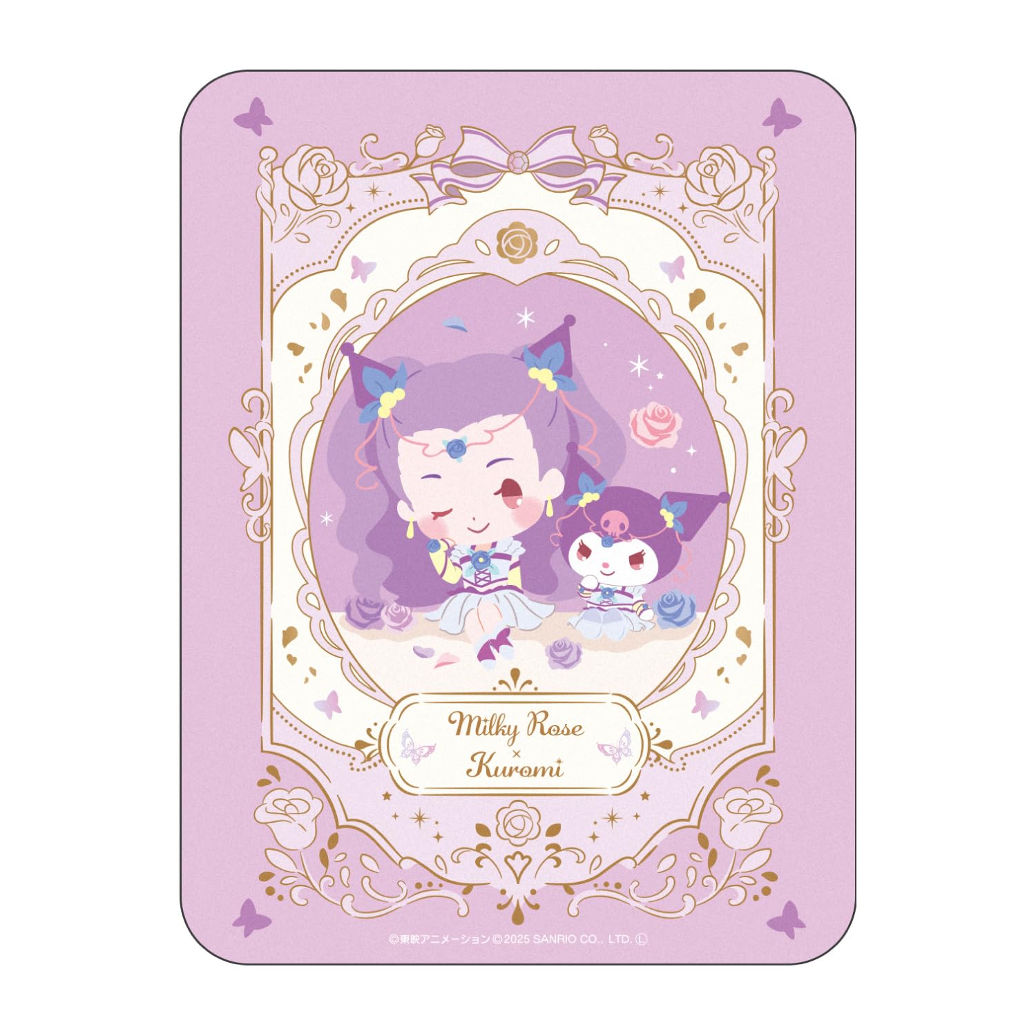 

Gourmandise PreCure 5 x Персонажи Sanrio Коврик для мыши Milky Rose Yes! Вперёд! BNP-05F