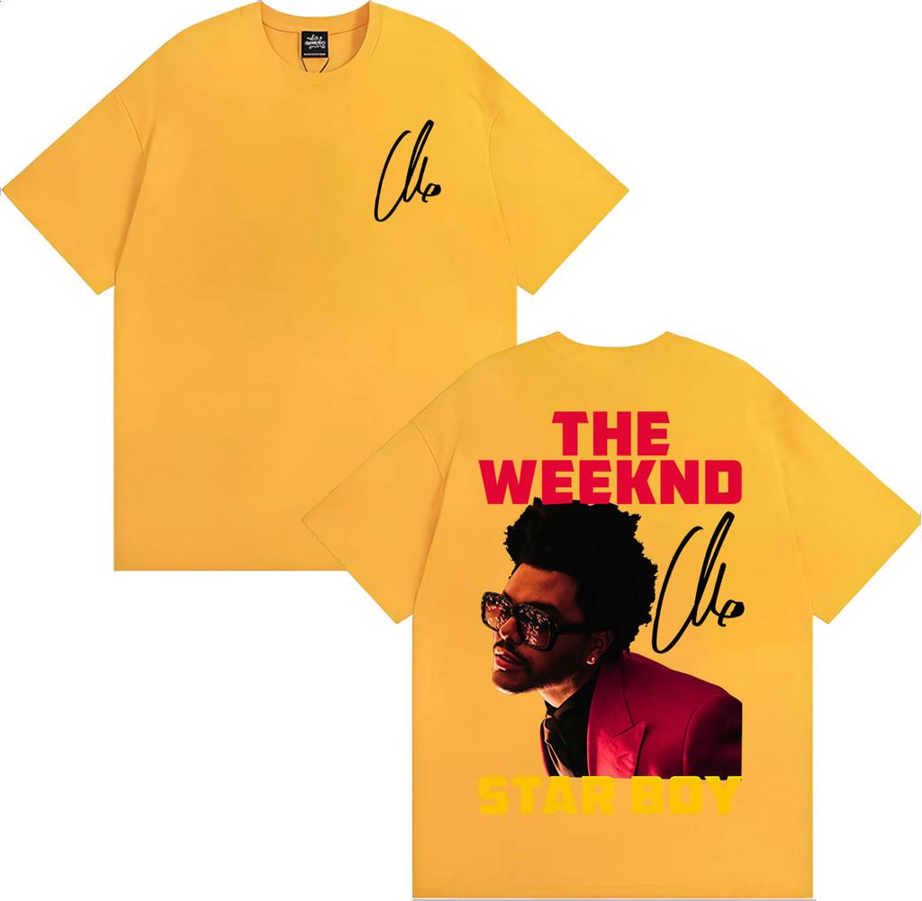 Starboy Style The Weeknd Graphic Tshirts Women Unisexs Clothing Hip Hop Harajuku T Shirt Summer Tops Oversized Tshirt Streetwear