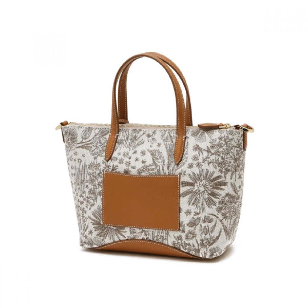 Daks Beige Flower Tote Bag Dcba6e626i2