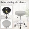 4Pcs Elastic Bar Stool Cover Fits 11 To 18 Inches Chair Washable Polyester Round Stool Cover for Home Cafe Office Restaurant