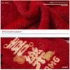 51 Hip-Hop Trendy Brand Fun Jacquard New Year Festive Thick Knit Sweater for Men and Women Winter Warm Loose Red Sweater