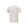 Li Ning Cooling Tea T Quick Dry Casual Top Logo Letter Print Round Neck Knitted Sports Short Sleeve T-Shirt Men Tops Light-Yellow Gray ATSU589-3