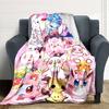 1Pc Kawaii Fantasy Creatures Blanket For Couch Bed Plush Cozy Fuzzy Blanket Super Soft Warm Blankets For Fall And Winter 0918236