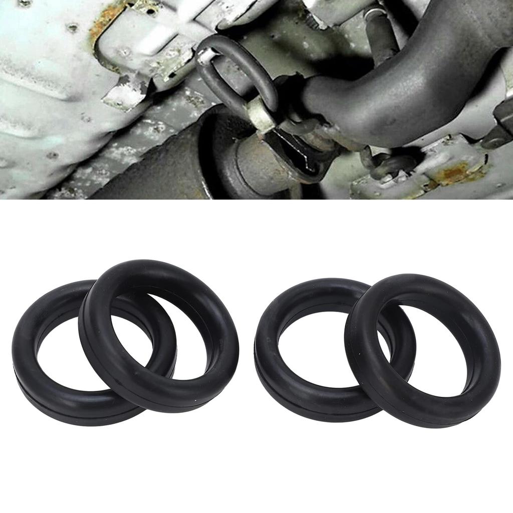 Muffler Exhaust Hanger Muffler Hanger Hanging Rubber O Ring Bushing Rubber Mounting Bracket 70mm