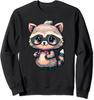Cute Kawaii Racoon Lover Animation Character Gift Unisex Crewneck Sweatshirt