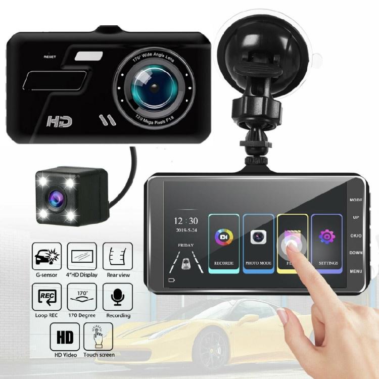 Dashboard Camera 4inch Large Screen In Car Monitoring Camera Full Protections Car Driving Recorder Easy Installation