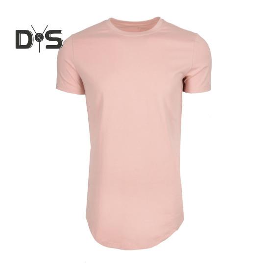 Men Shirt Top Round Neck Short Sleeve Solid Color Design Soft Breathable Regular Fit Casual Sports Fitness Shirt Daily Wear
