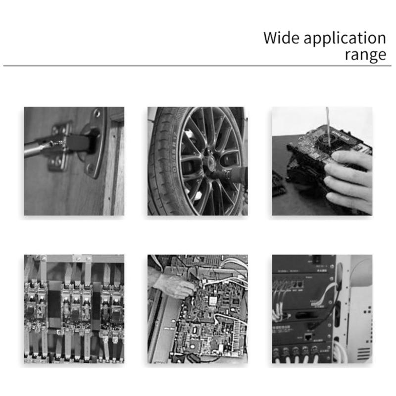 Magnetic Hex Head WrenchDrill Bit Set 1/4 Bit Set H 1.5-H 8 Inner Hexagonals Shank Screwdriver Head Hand Repair Tool