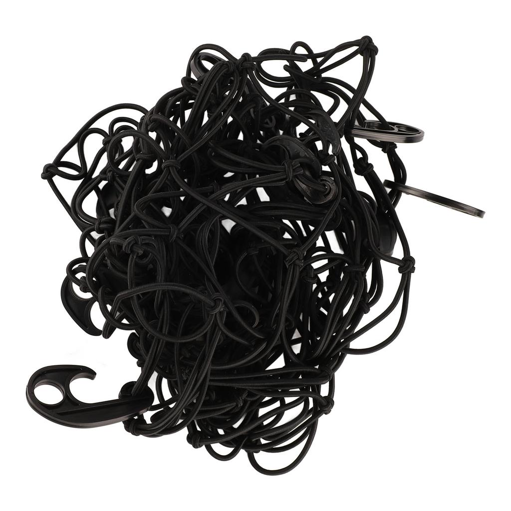 Bagagenät 47 X 35in Latexnät Bagagefäste Bungee Cord Lastnät för Motorcykel Fordon Tak