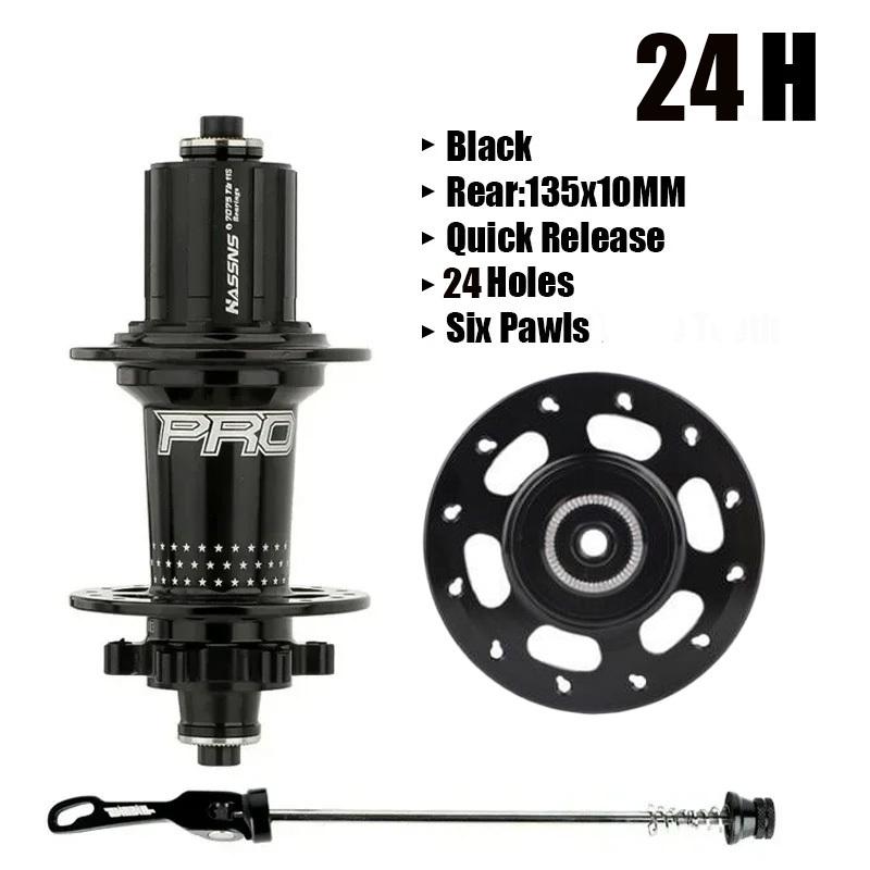 HASSNS PRO 7 32 otwory piasty mtb 7 8 9 10 11 12biegów Piasty Mtb głośne cube k7 24/32 otwory piasta do roweru MTB Tylna piasta Szybkozamykacz