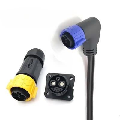 50A 2+1+5 Elektrisches Motorrad Lade-Steckdose Wasserdicht IP67 M25 E-Bike Lithium-Batterie Stecker CE UL Zertifiziert