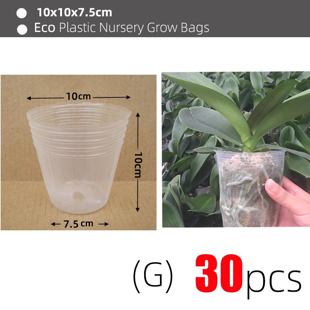 Transparent Nursery Pots Plastic Orchid Propagation Containers Flowers Vegetables Cultivation Seedling Supplies Garden Tools