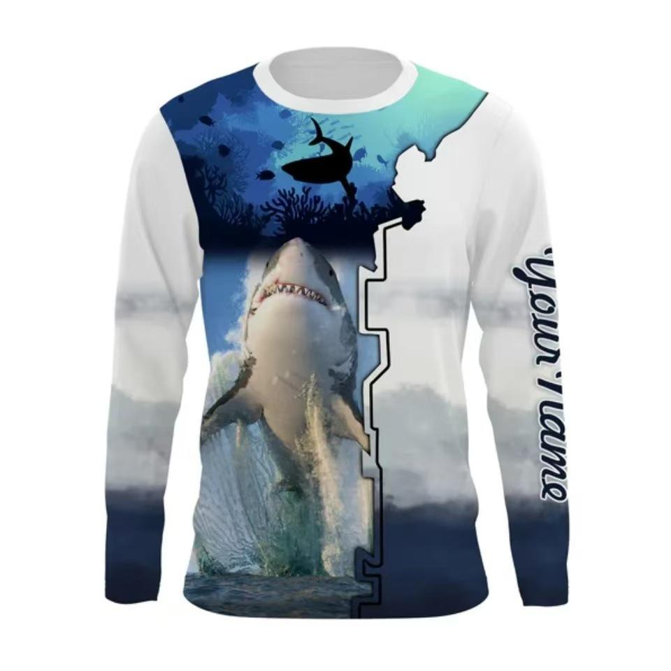 Hockey American T-Shirt Men's 3d Print Polyester Comfortable T-Shirts Long Sleeve Tops Unisex