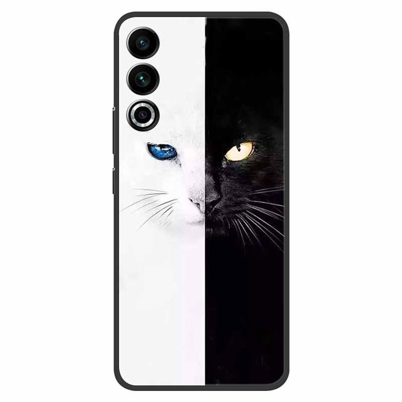 For Meizu 20 Case 6.55" Capa Silicone Painted Soft Black Cover for Meizu 20 2023 Covers Para Meizu20 Coque TPU Protective Shells