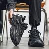 Men's Shoes Summer 2025 New Boys Mesh Sports Leisure Thick Sole Height Increase Running Black Dad Versatile Trendy Shoes