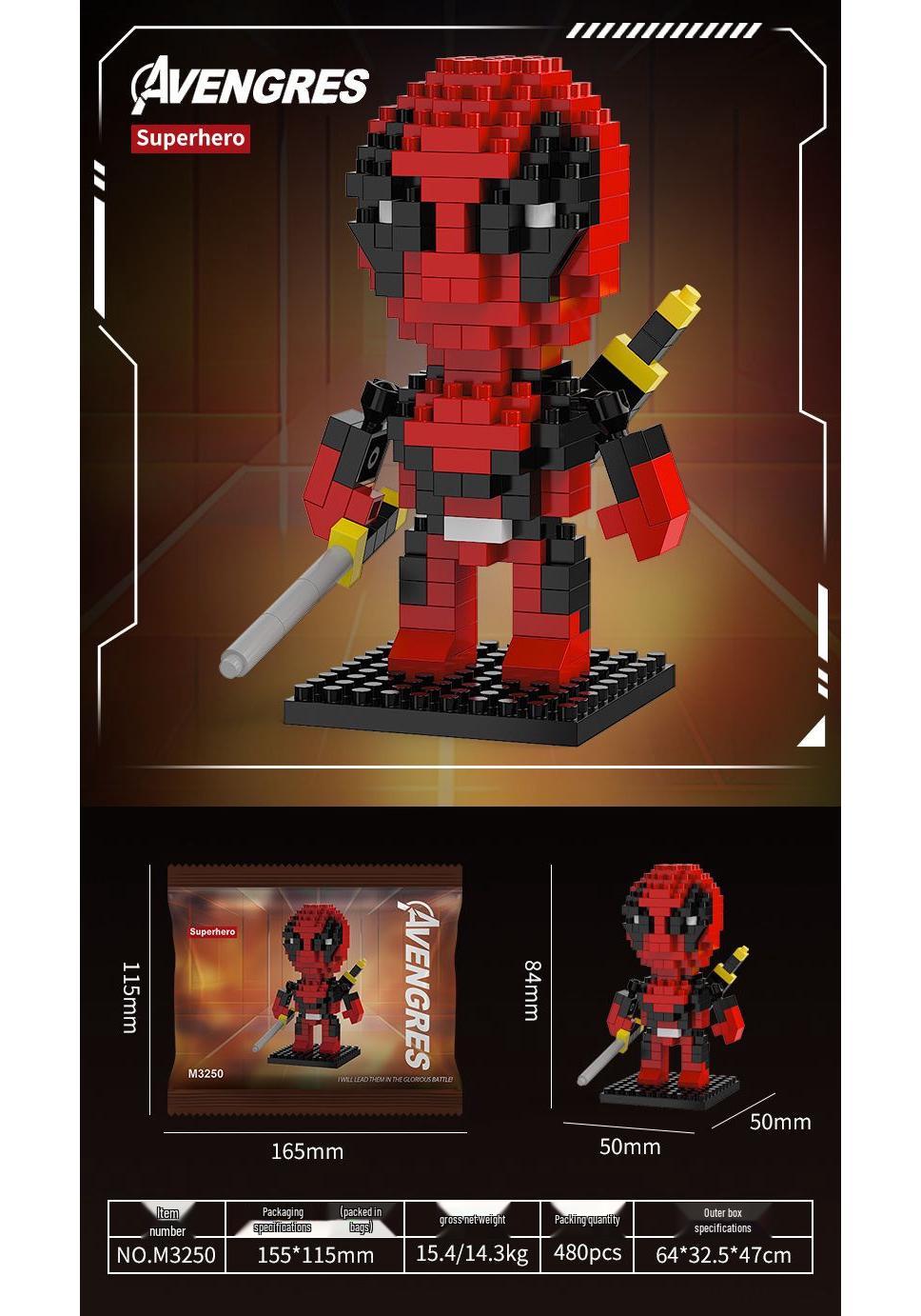 Cross Hero Anime Series 3D Building Block Figure - Educational Toy and Boy s Gift