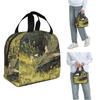 Green Dragon In The Forest Insulated Lunch Bag for Women Kids Portable Food Boxes Thermal Lunch Box Tote