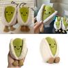 Pistachio Plush Toy Fruit Shape Soft Stuffed Doll For Kids Gift Collection