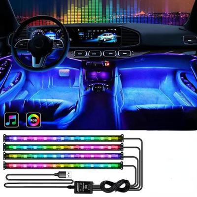 LED Lights for Car Car Strip Lights Car Accessories Ultra Bright Music Sync Sound Actived Under Dash USB