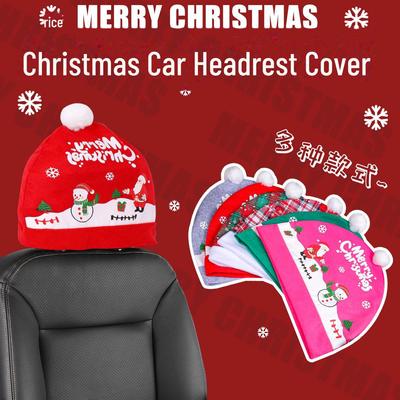 Weihnachtsautositzbezug - Festliche Feiertags-Rückenlehnen-Sitzdekoration