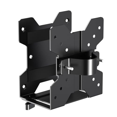 suptek PC Storage Box, CPU Stand, VESA Mountable Thin Client CPU Holder for Small PCs and Thin Clients, ZJJ002