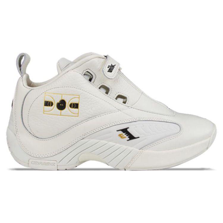 Reebok Answer 4 Comfortable Shock Absorption Slip Resistant Wear Resistant Retro Basketball Shoes Men Sneakers White HQ3592(S-BOX)