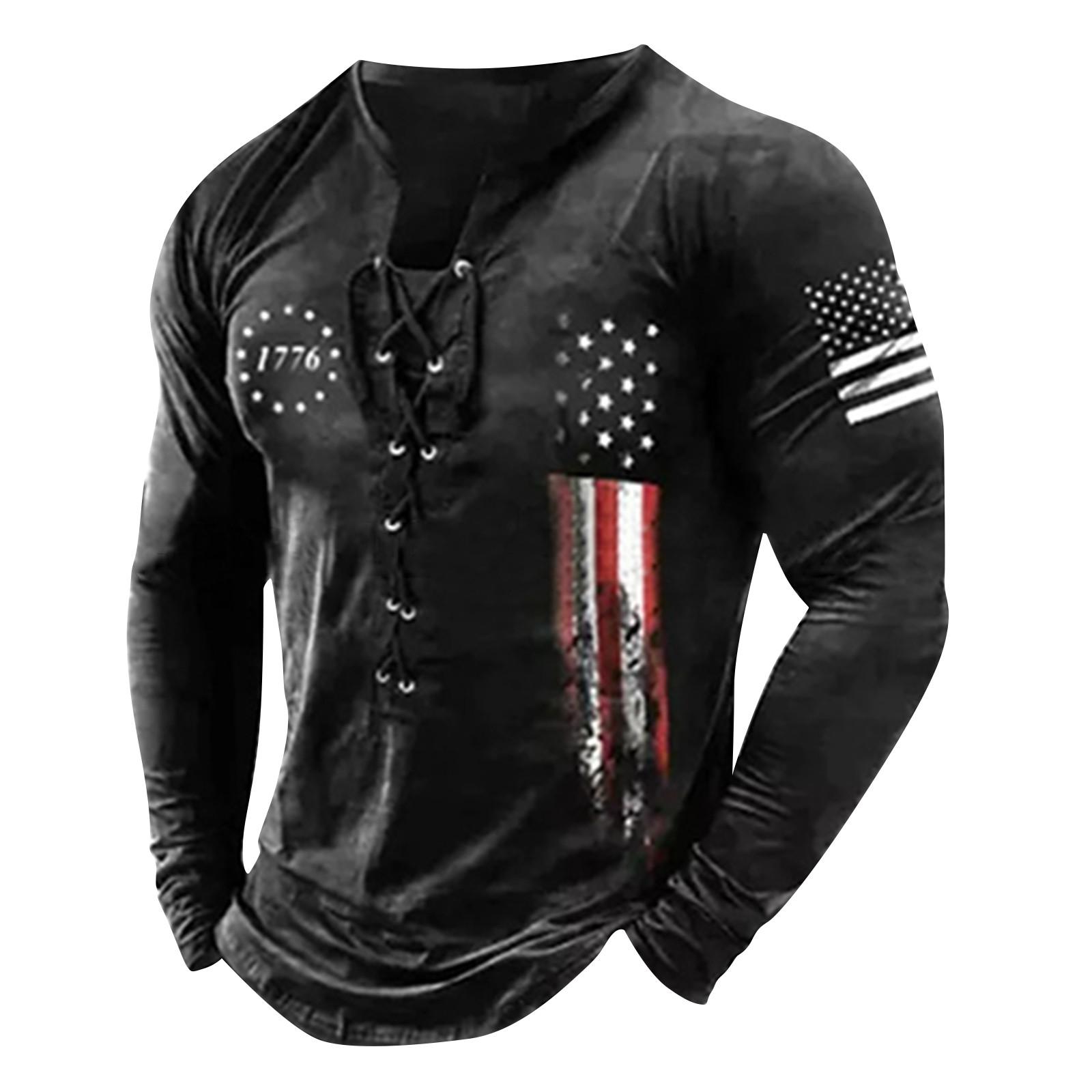 

Чоловіча літня приталена модна дихаюча блуза з довгим рукавом L чорний