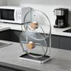 Countertop Pot Lid Holder Stainless Steel Cutting Board   Pot Pan Lids Rack for Kitchen