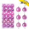 24/36Pcs 3/4cm Christmas Balls Decoration Christmas Tree Ornaments Xmas Hanging Pendants Home Party Navidad Decor New Year Gifts