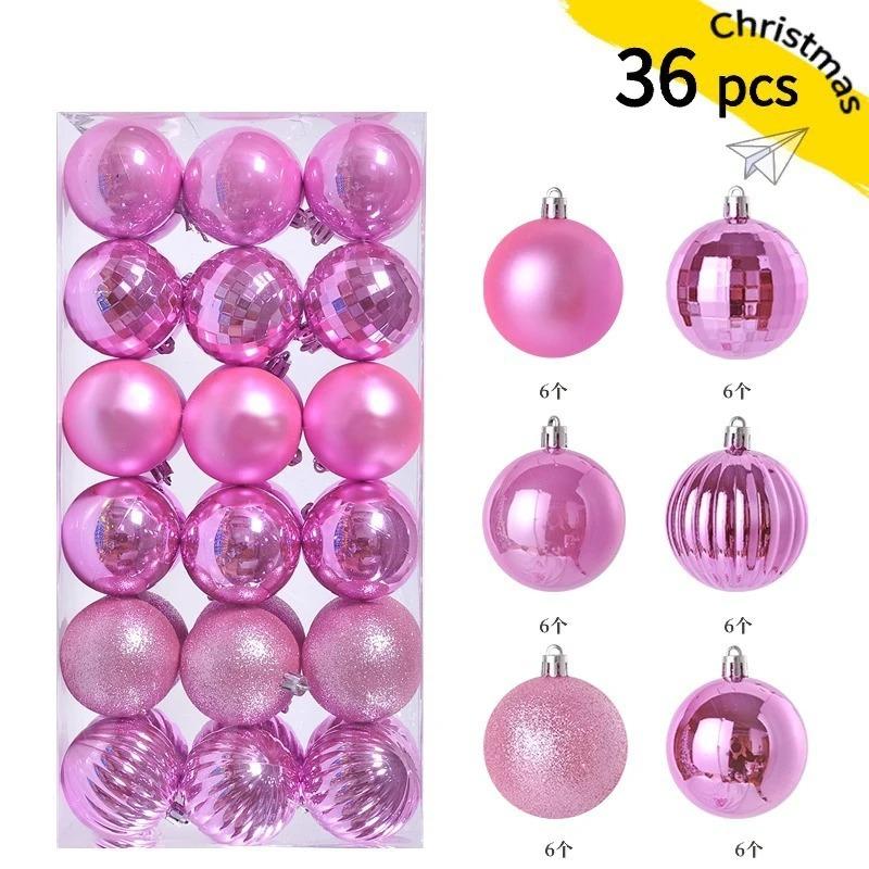 24/36Pcs 3/4cm Christmas Balls Decoration Christmas Tree Ornaments Xmas Hanging Pendants Home Party Navidad Decor New Year Gifts