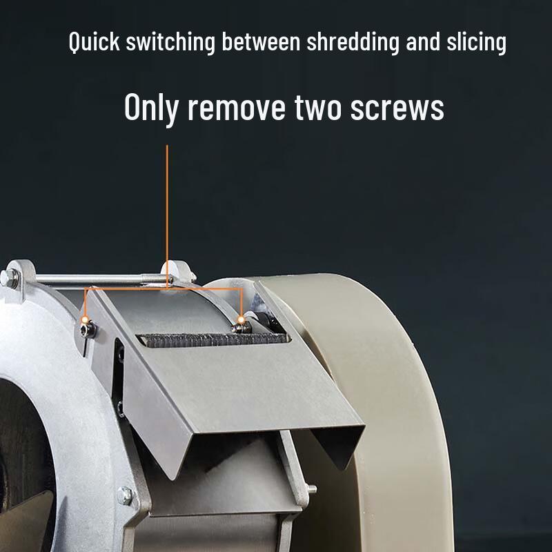 Commercial Electric Stainless Steel Potato Shredder & Slicer