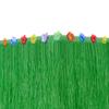 Artificial Grass Table Skirt Accs Tropical Decor Luau Party Decorations Hawaiian for