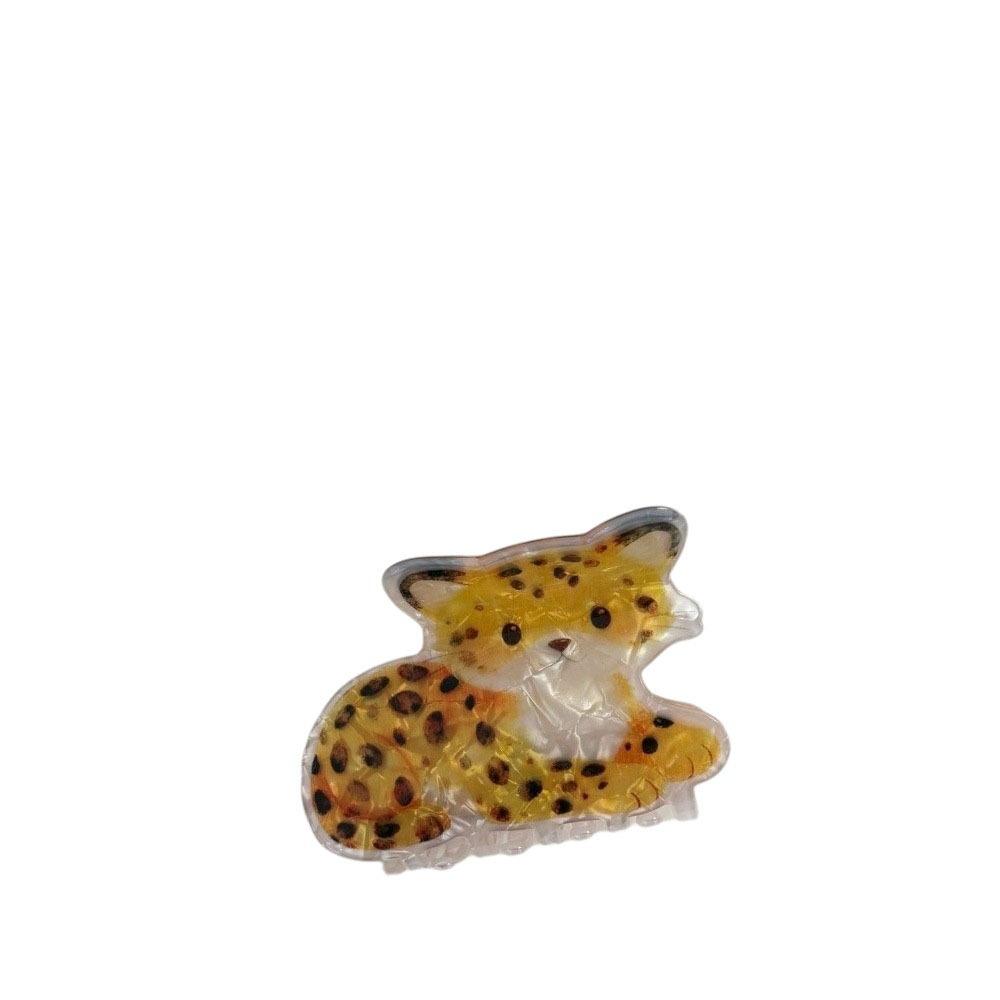 Creative Korean Style Cartoon Hair Claw Snake Acrylic Animal Hair Clip Dog Headdress Geometry Shark Clip Girls