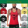 Superman Pattern Mens Sports Vest With Cotton Fabric For Summer Workout And Active Lifestyle