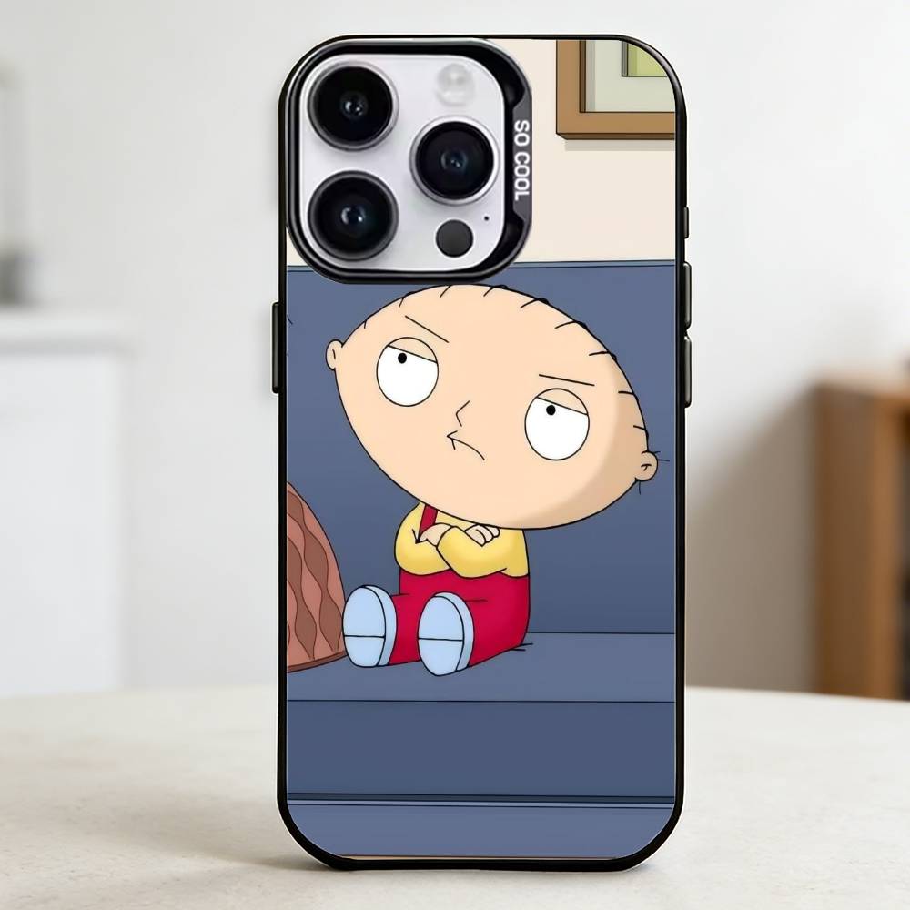 Family Guy  Phone Case for Color Silver Shell For IPhone 17 16 15 14 13 12 11 Pro Max Plus